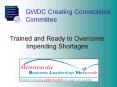 GWDC Creating Connections Committee PowerPoint PPT Presentation