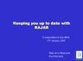 Keeping you up to date with RAJAR PowerPoint PPT Presentation