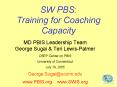 SW PBS: Training for Coaching Capacity PowerPoint PPT Presentation