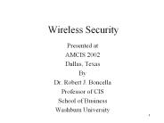 Wireless Security
