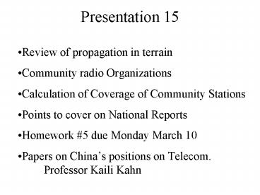 Review of propagation in terrain