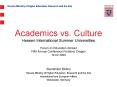 Academics vs' Culture Hessen International Summer Universities Forum on Education Abroad Fifth Annua PowerPoint PPT Presentation