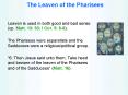The Leaven of the Pharisees PowerPoint PPT Presentation