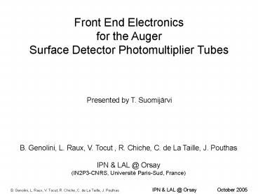 presentation player overlay