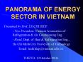 PANORAMA OF ENERGY SECTOR IN VIETNAM PowerPoint PPT Presentation