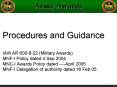Army Awards PowerPoint PPT Presentation