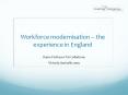 Workforce modernisation the experience in England PowerPoint PPT Presentation