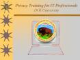 Privacy Training for IT Professionals DOI University PowerPoint PPT Presentation
