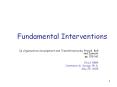 Fundamental Interventions PowerPoint PPT Presentation