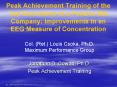 Peak Achievement Training of the Top Executives of a Fortune 500 Company: Improvements in an EEG Mea PowerPoint PPT Presentation