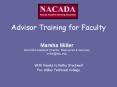 Advisor Training for Faculty PowerPoint PPT Presentation