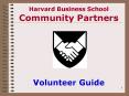 Harvard Business School Community Partners PowerPoint PPT Presentation