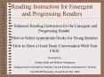 Reading Instruction for Emergent and Progressing Readers PowerPoint PPT Presentation