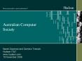 Australian Computer Society PowerPoint PPT Presentation