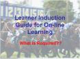 Learner Induction Guide for Online Learning PowerPoint PPT Presentation