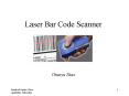 Laser Bar Code Scanner PowerPoint PPT Presentation