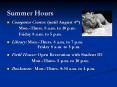 Summer Hours PowerPoint PPT Presentation