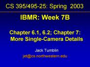 CS 395/495-25: Spring 2003
