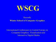 WSCG