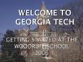 WELCOME TO GEORGIA TECH PowerPoint PPT Presentation