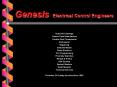 Genesis Electrical Control Engineers PowerPoint PPT Presentation