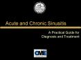 Acute and Chronic Sinusitis PowerPoint PPT Presentation