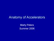Anatomy of Accelerators