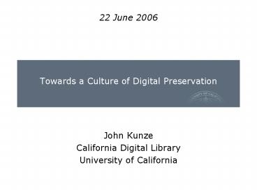 John Kunze