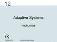 Adaptive%20Systems PowerPoint PPT Presentation