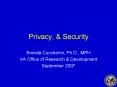 Privacy, PowerPoint PPT Presentation