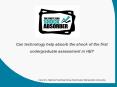 Can technology help absorb the shock of the first undergraduate assessment in HE PowerPoint PPT Presentation