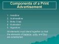 Components of a Print Advertisement PowerPoint PPT Presentation