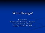 Web Design!