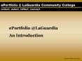 Students ePortfolio Samples PowerPoint PPT Presentation