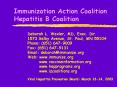 Immunization Action Coalition Hepatitis B Coalition PowerPoint PPT Presentation