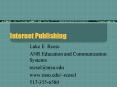 Internet Publishing PowerPoint PPT Presentation