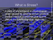 What is Stress?