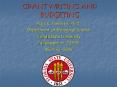 GRANT WRITING AND BUDGETING PowerPoint PPT Presentation