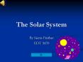 The Solar System PowerPoint PPT Presentation