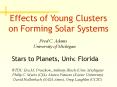 Effects of Young Clusters PowerPoint PPT Presentation
