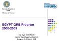 EGYPT GRB Program 20002009 PowerPoint PPT Presentation