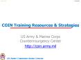 COIN Training Resources PowerPoint PPT Presentation