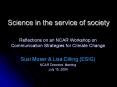 Science in the service of society PowerPoint PPT Presentation