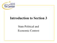 Introduction to Section 3