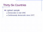ThirtySix Countries