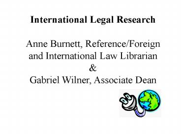 International Legal Research