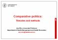 Comparative politics: Theories and methods PowerPoint PPT Presentation