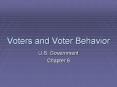 Voters and Voter Behavior PowerPoint PPT Presentation