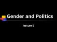 Gender and Politics PowerPoint PPT Presentation