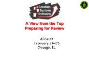 A View from the Top Preparing for Review
